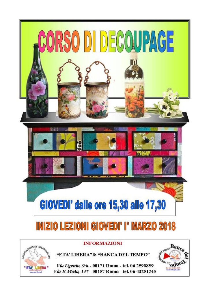 Corso di Decoupage